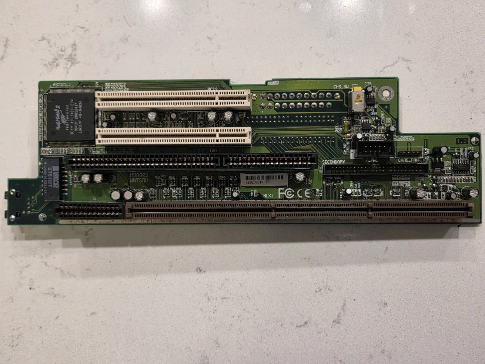 Vintage HP 5064-9785"  "NLX Riser Card" / "Vintage 3Com PCI ISA.