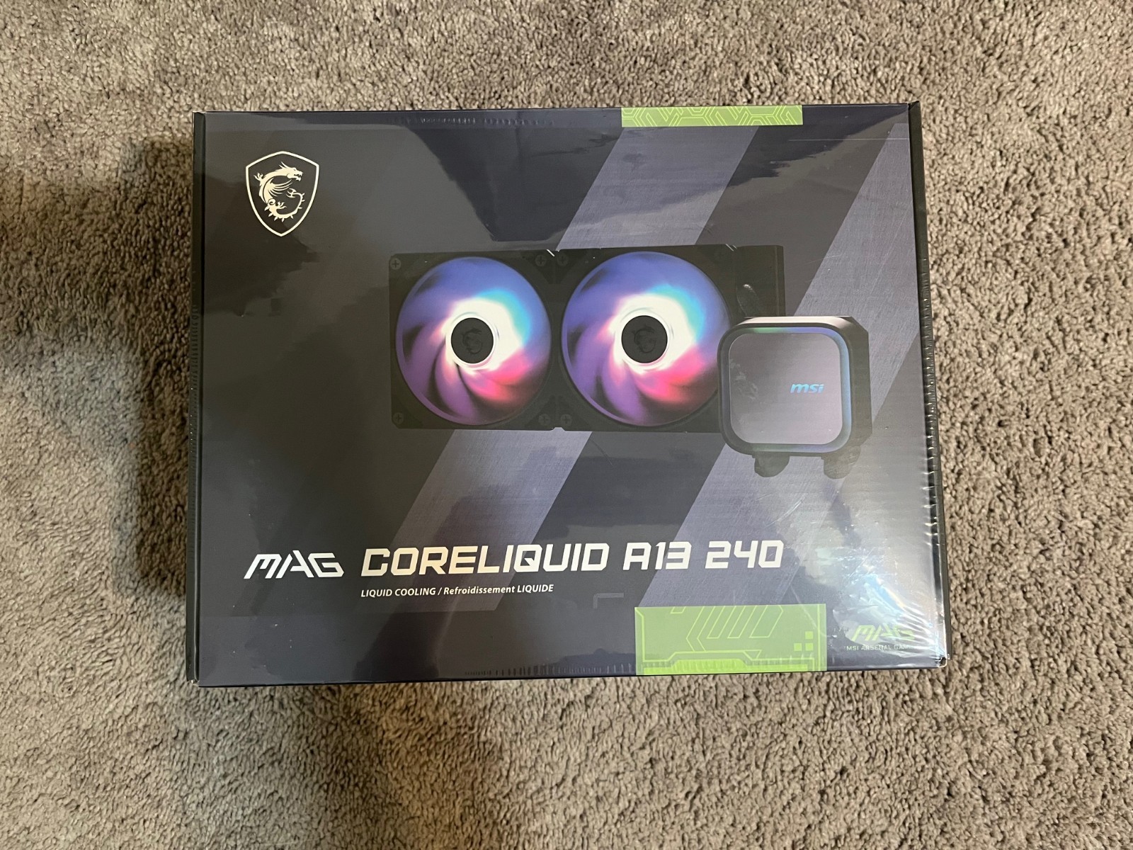 Brand new MSI Mag Coreliquid 240r CPU Liquid Cooler
