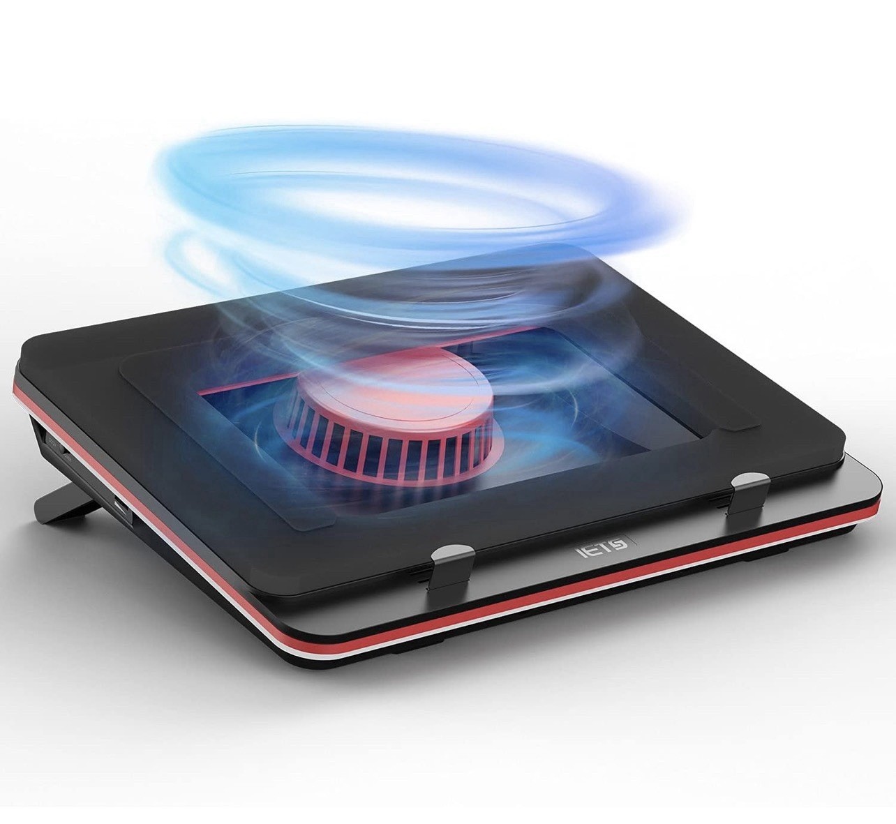 IETS GT500 Powerful Turbo-Fan (4200 RPM) Laptop Cooling Pad 