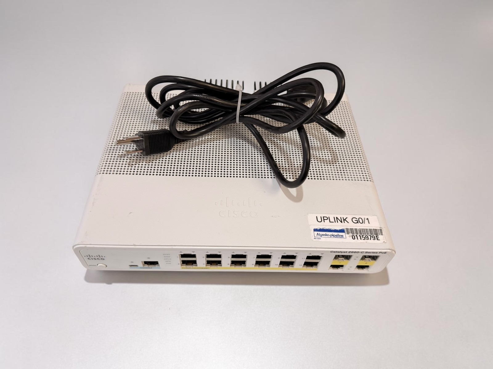 Cisco WS-C2960C-12PC-L Catalyst 2960-C 12-Port Managed PoE Ethernet Switch