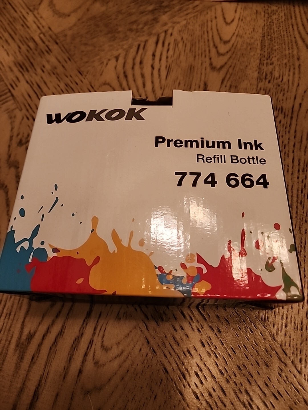 INK REFILL WOKOK PREMIUM BOTTLES 774 664 BLACK BLUE RED YELLOW New Sealed