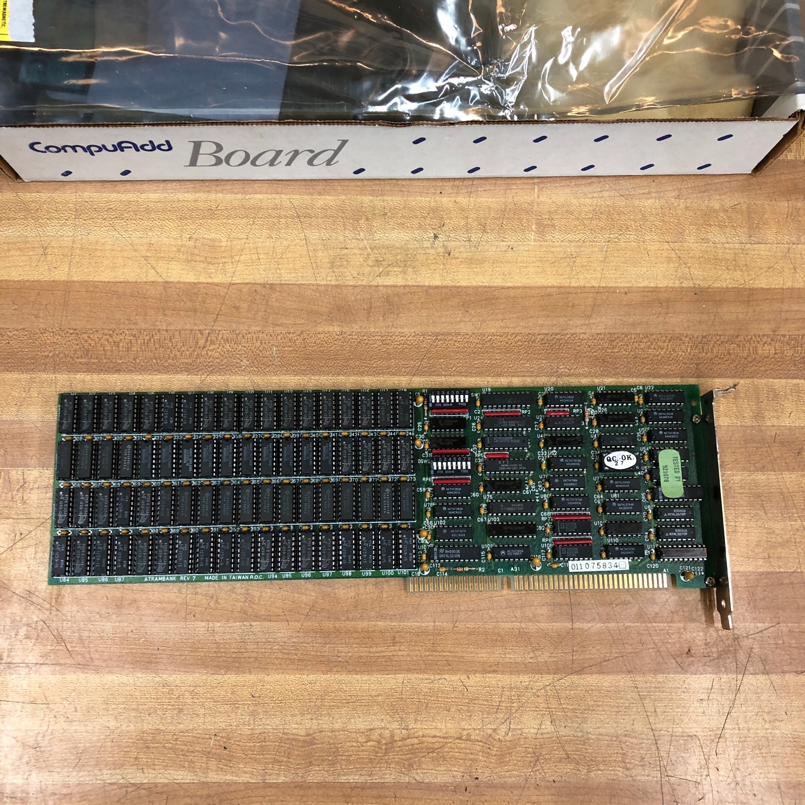DFI ATRAMBANK Rev 7 ISA RAM Expansion Card 2MB for PC/XT/AT/Compaq/IBM Computers