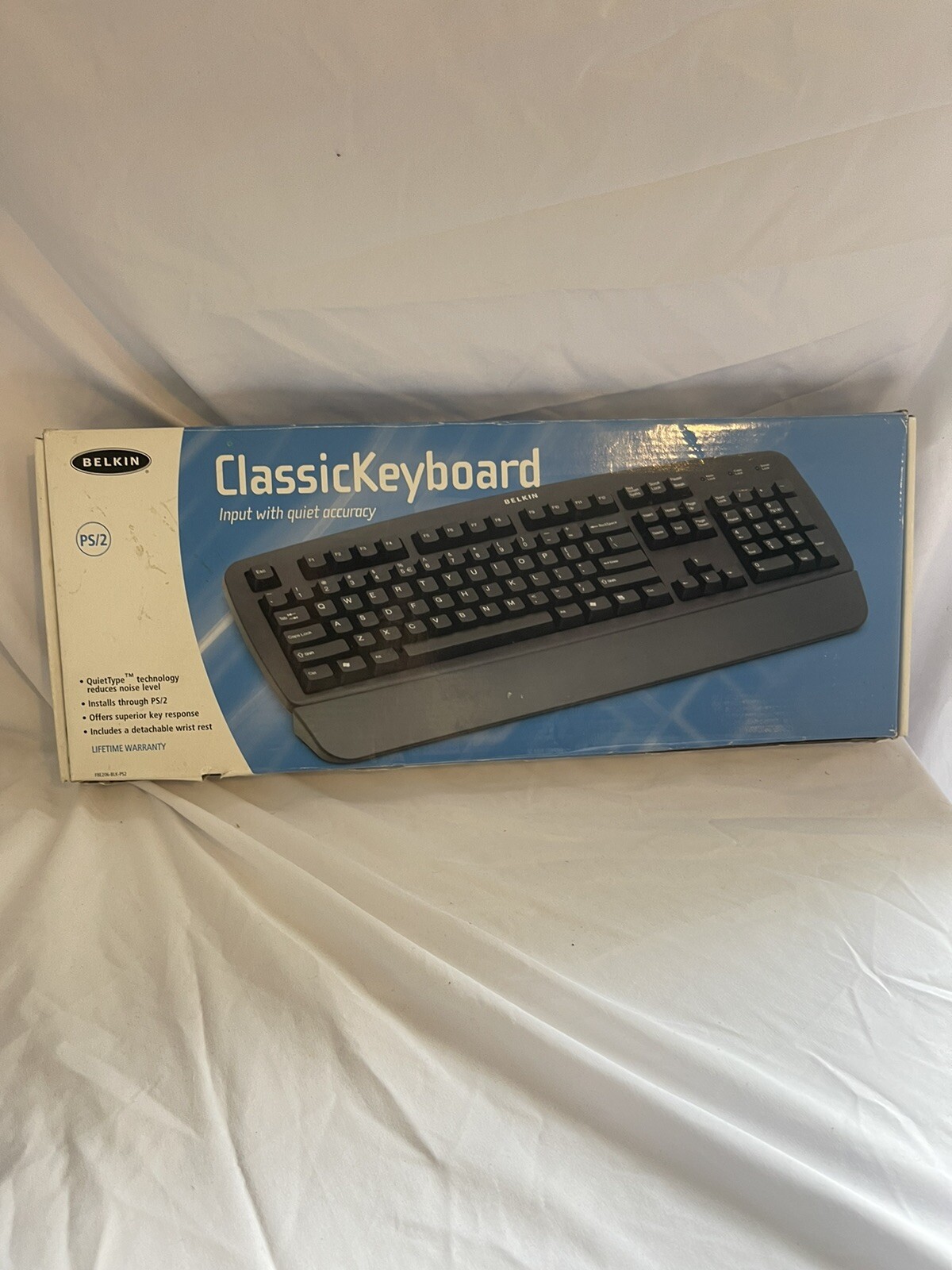 Vintage VTG Belkin Classic Keyboard Classic Look Black Open Box Clean