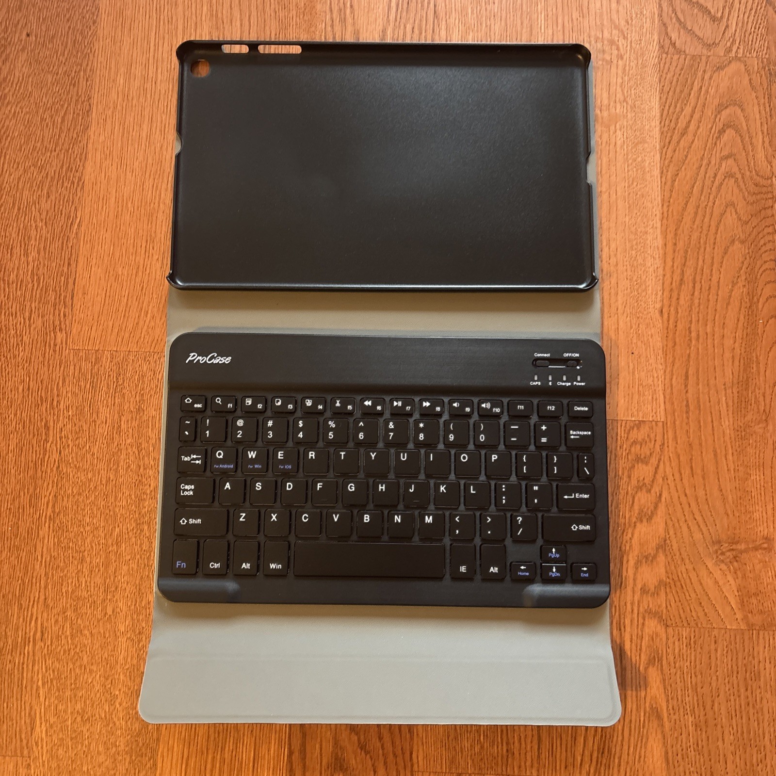 ProCase Black Keyboard Folio Case w/ Integrated Stand for Apple iPad