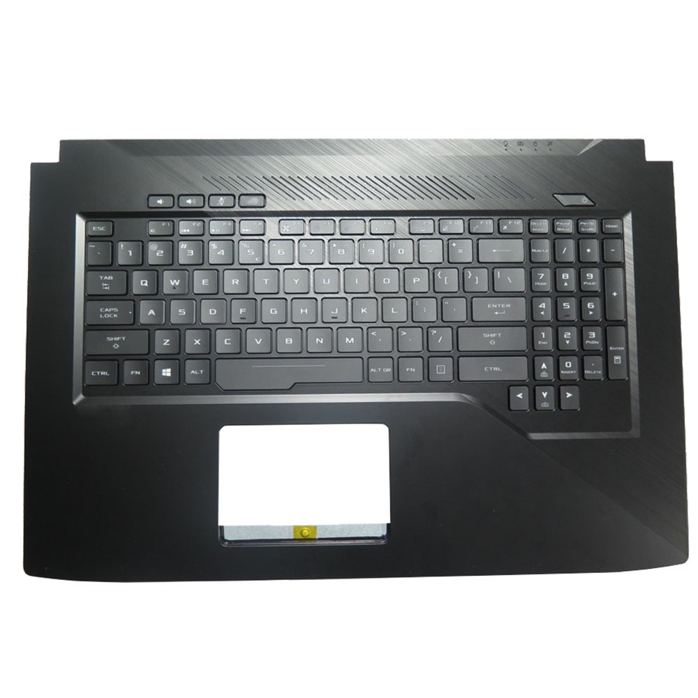 Black PalmRest&backlit US Keyboard For ASUS GL703VM GL703VM-1A 90NB0GL2-R31UI0
