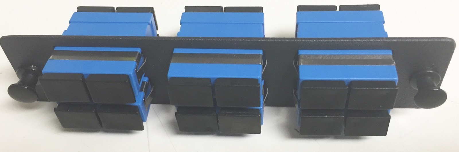 12 Port SC Duplex Fiber Optic Adapter Panel Single Mode UPC LGX Compatible -987