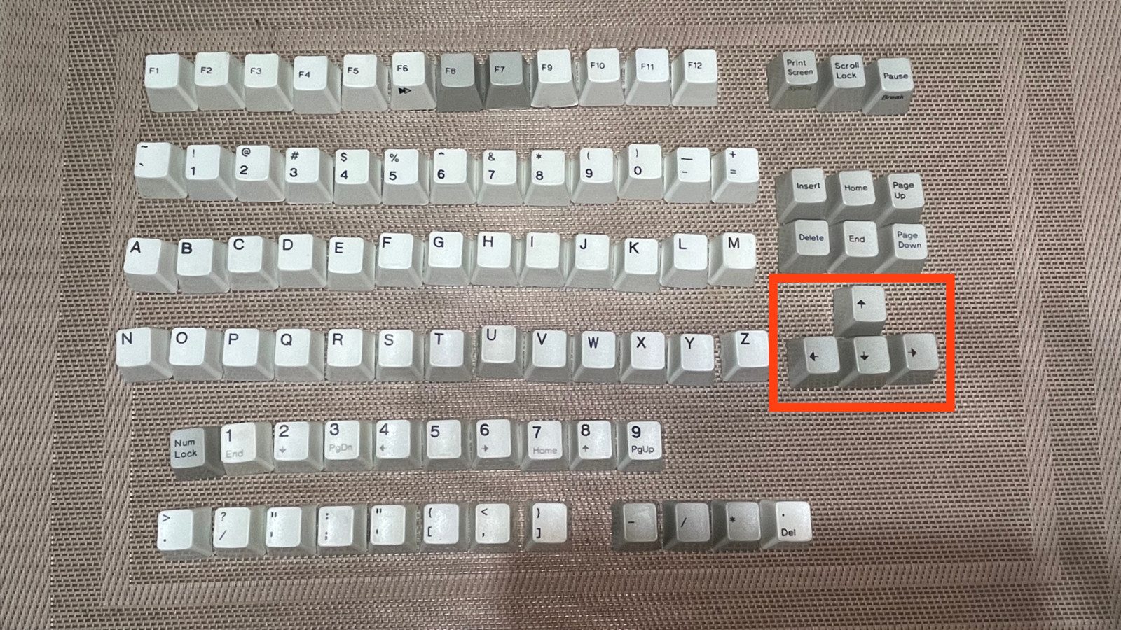 IBM Model M F F122 SSK Keyboard Keycaps Buckling Spring Caps Genuine