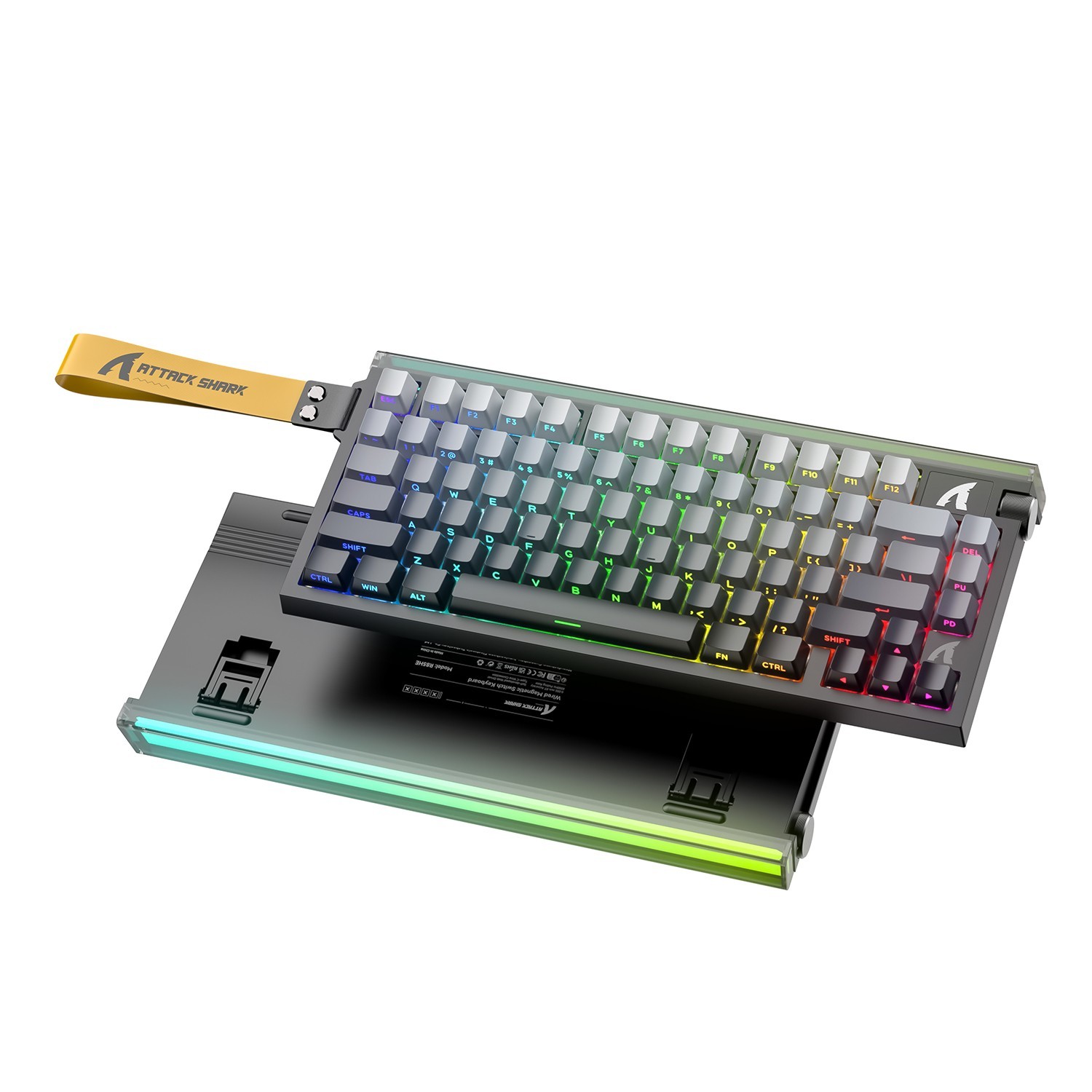 ATTACK SHARK R85 HE Rapid Trigger Keyboard Magnetic Switch with Custom Lightbox
