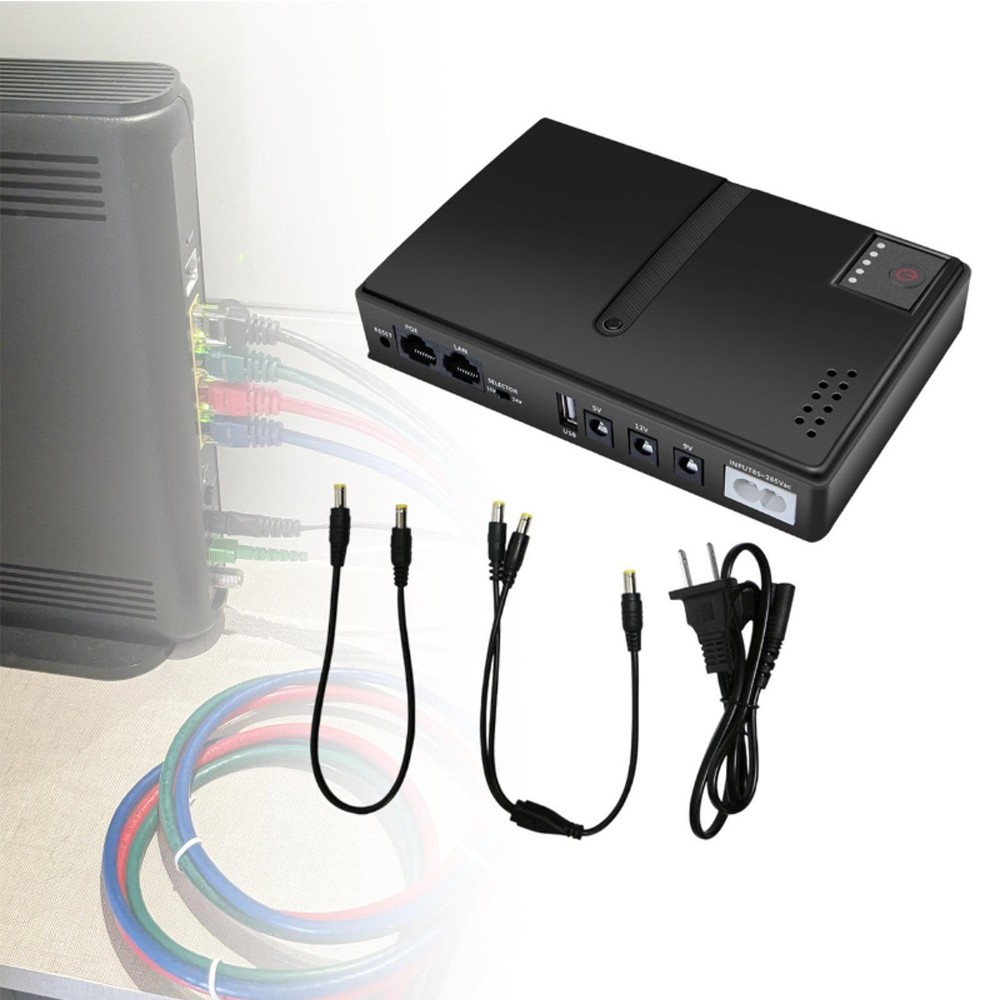 1018L Uninterruptible Power Supply DC Backup UPS Power Router Power Adapter DIY