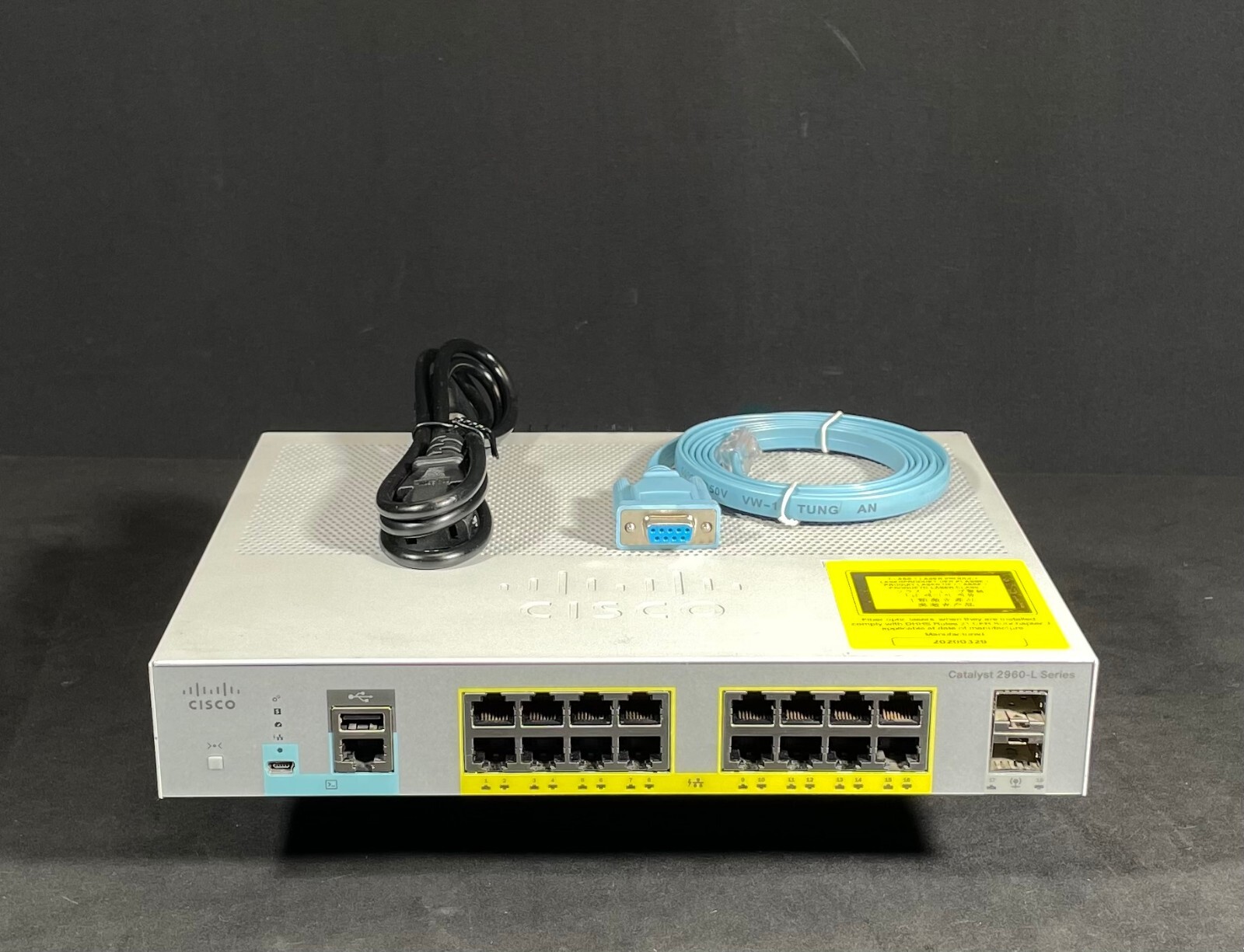 Cisco Catalyst WS-C2960L-16PS-LL 16-Port Gigabit Ethernet Switch - Fast Shiping