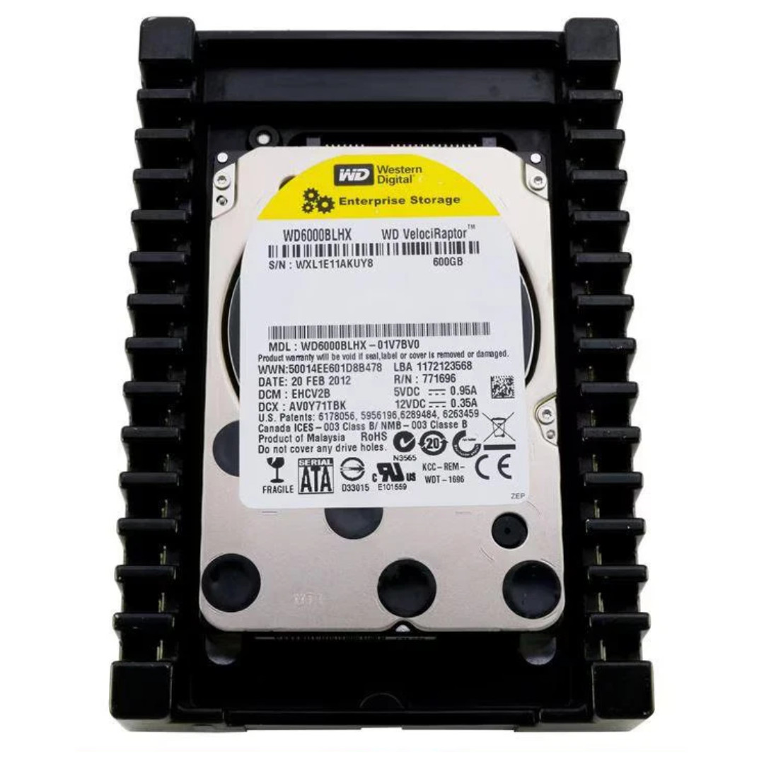 Western Digital VelociRaptor 600GB 10K RPM SATA 6Gb/s 2.5" SFF HDD WD6000BLHX