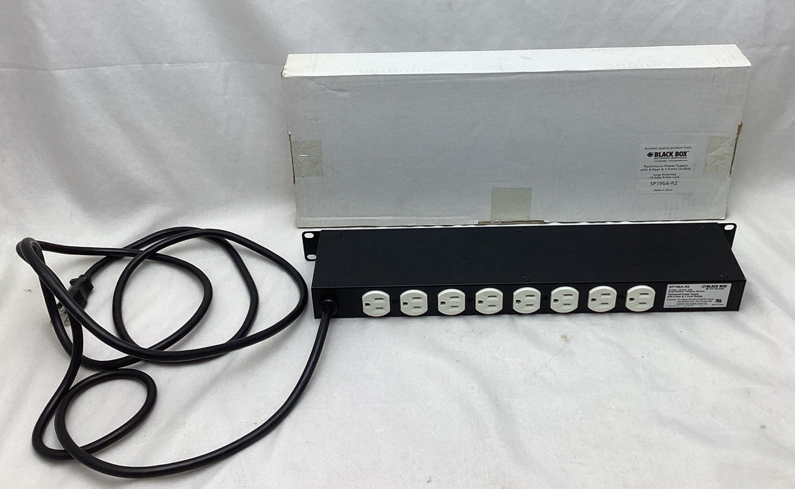 Black Box Rackmount Power Supply Surge Protected SP196A-R2 15Amps 125 Volts