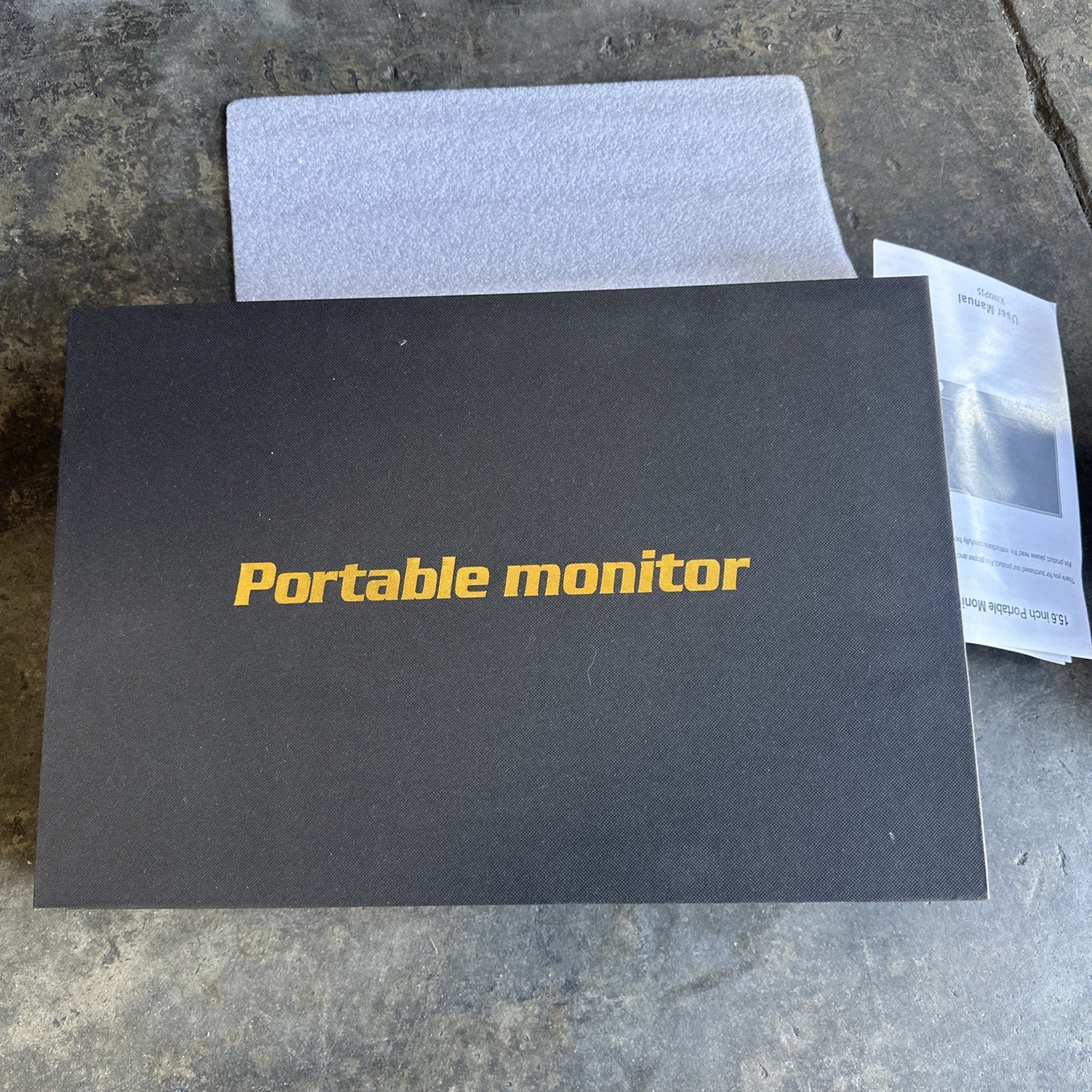 Hongu Portable Monitor, 15.6" 1080P FHD Laptop Monitor New / Sealed