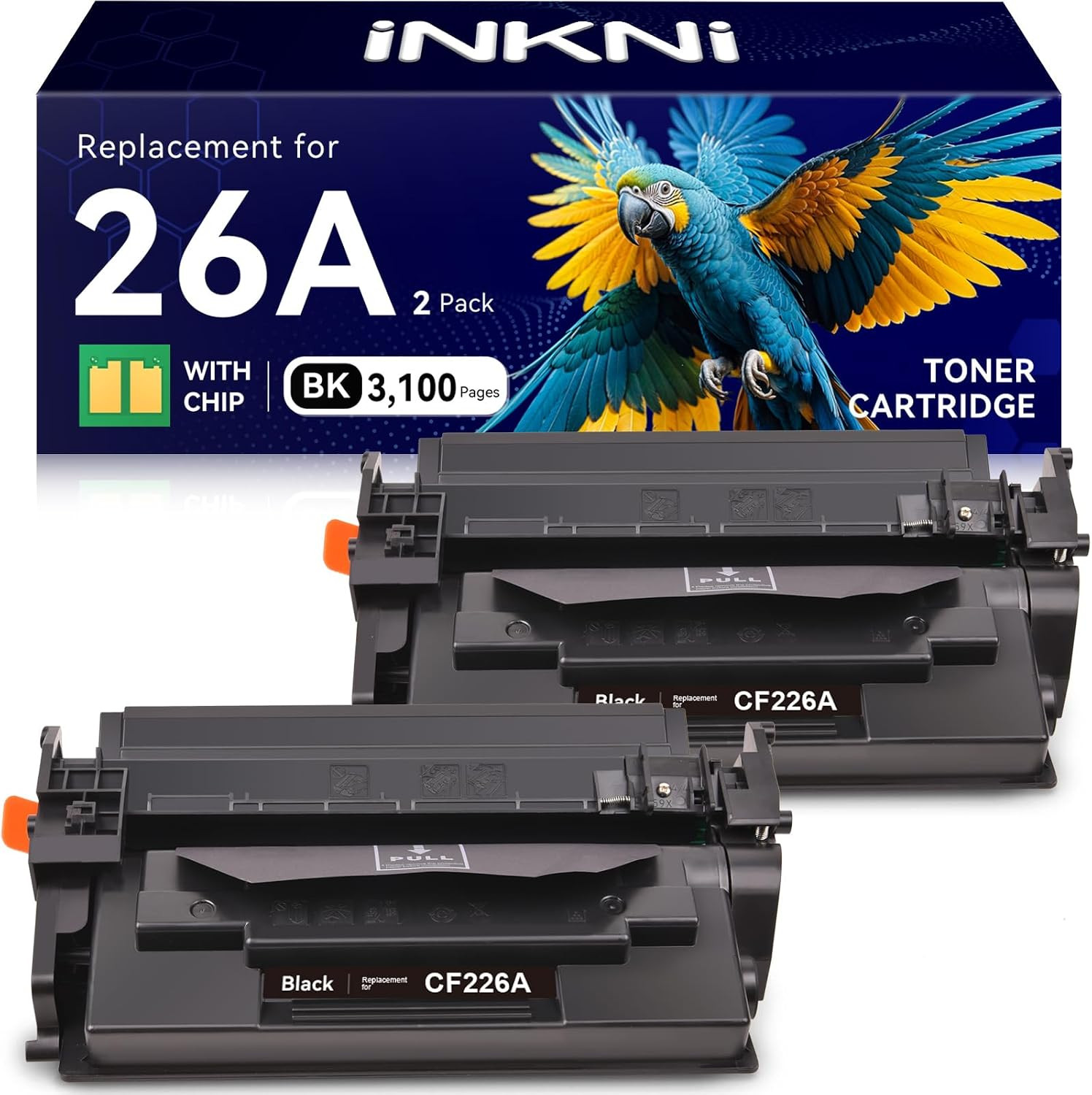 Compatible 26A Toner Cartridge for HP 26A 26X CF226A CF226X, Black