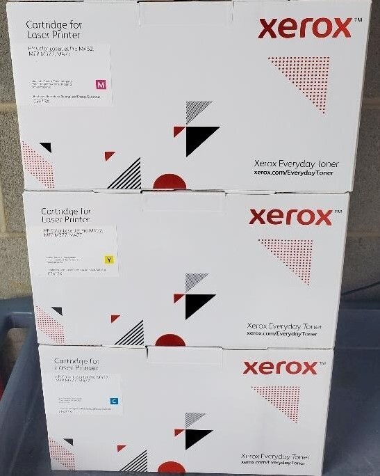 Set 3 Genuine Sealed Xerox Toner Compatible with HP 410X M452 MFP M377 MFP M477