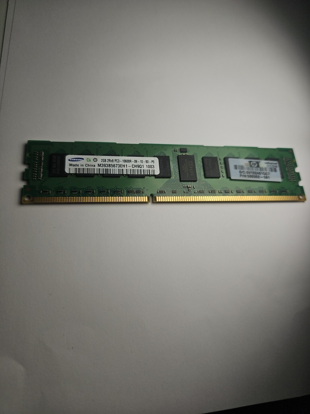 Samsung 48GBKit24x2GB 2Rx8 PC3 -10600R-9-10-B0 D2 M393B5673EH1 CH9Q1 ECC RAM