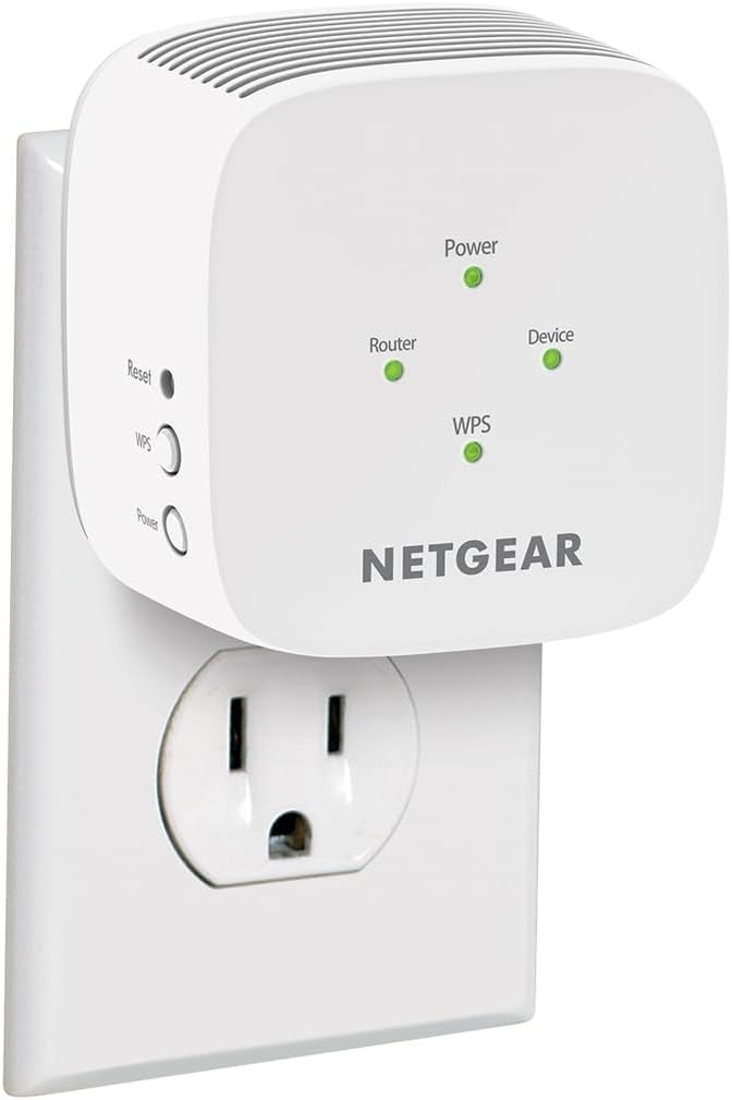 NETGEAR EX5000 Wall-plug Wi-Fi Range Extender 1.2Gbps - White (AC1200)