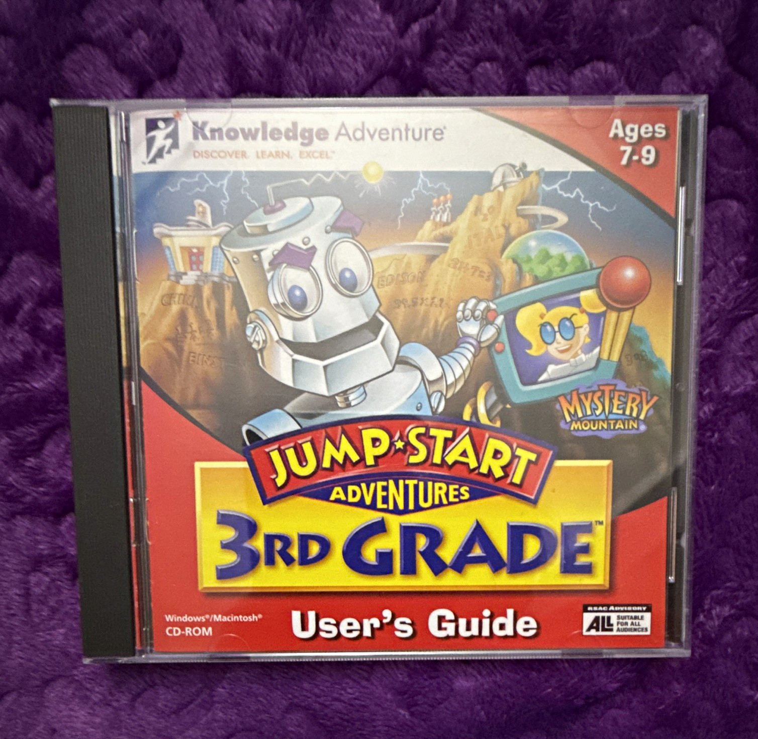 JumpStart Adventures 3rd Grade Mystery Mountain CD-ROM Guide Win/Mac English 7-9