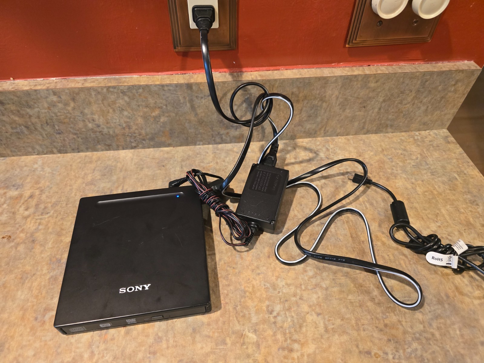 Sony DRX-S50U External DVD CD Rewritable Drive USB Powered