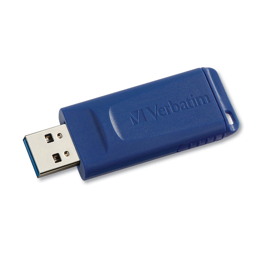 Verbatim Corporation 99121 5Pk 8Gb Usb 2.0 Flash Drive Blue Retractable