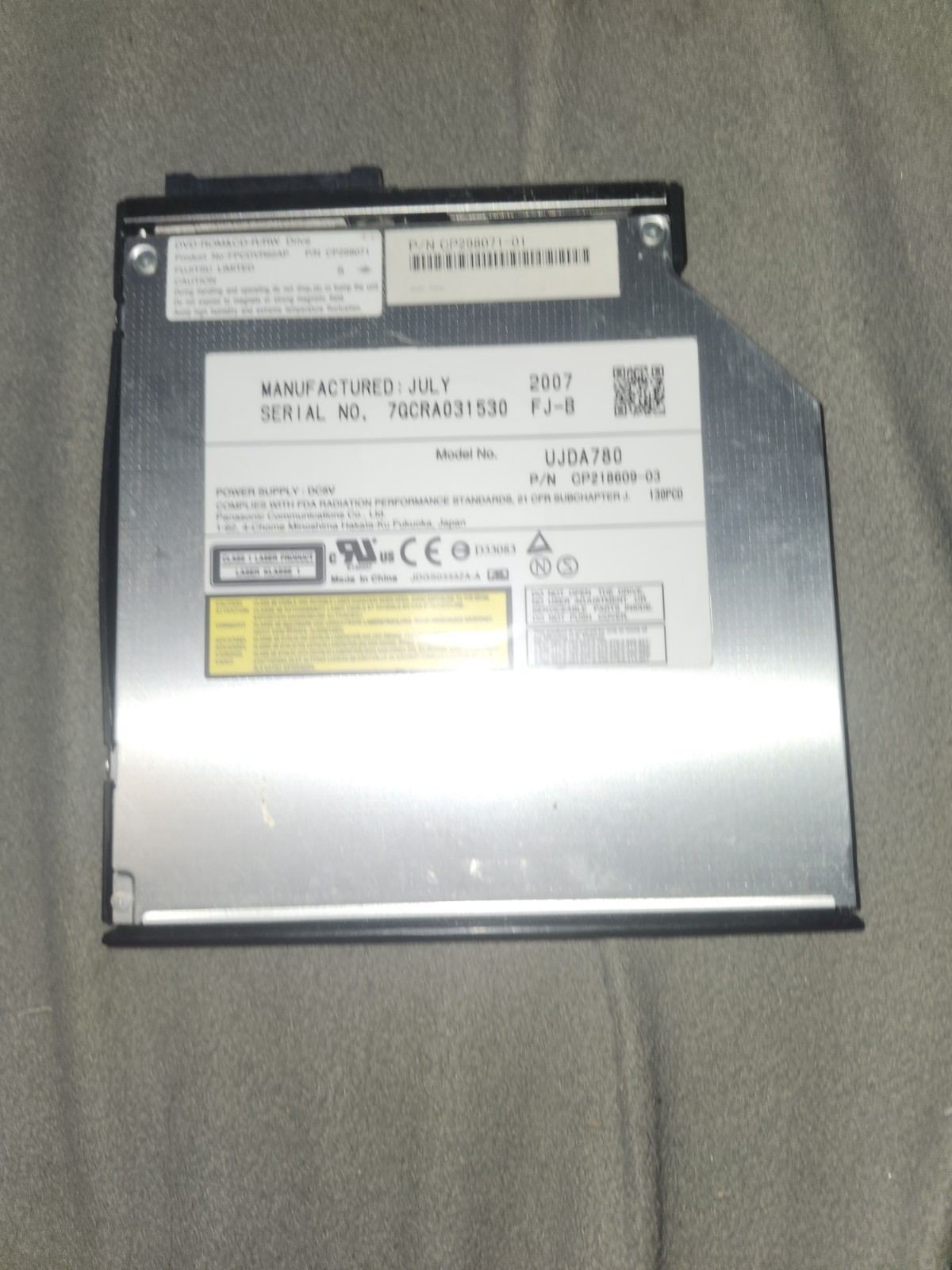 Panasonic UJDA780 Supermicro Server Internal PATA Slimline CD-RW DVD Combo Drive