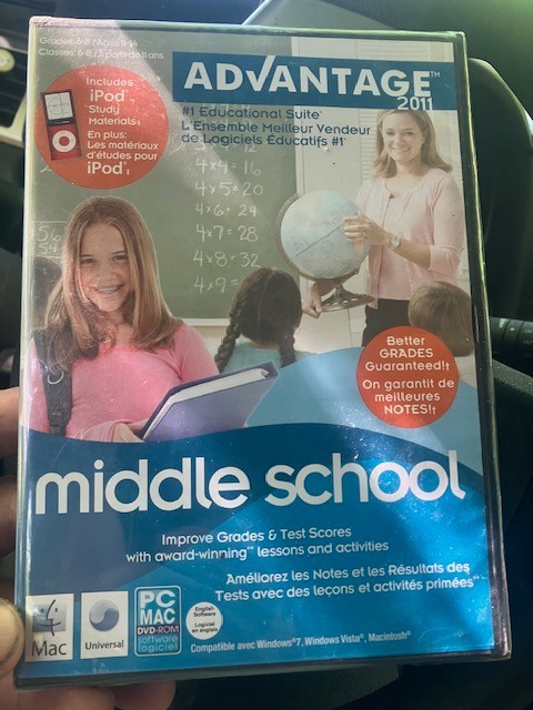 Middle School Advantage 2011 (PC) *New,Sealed* O