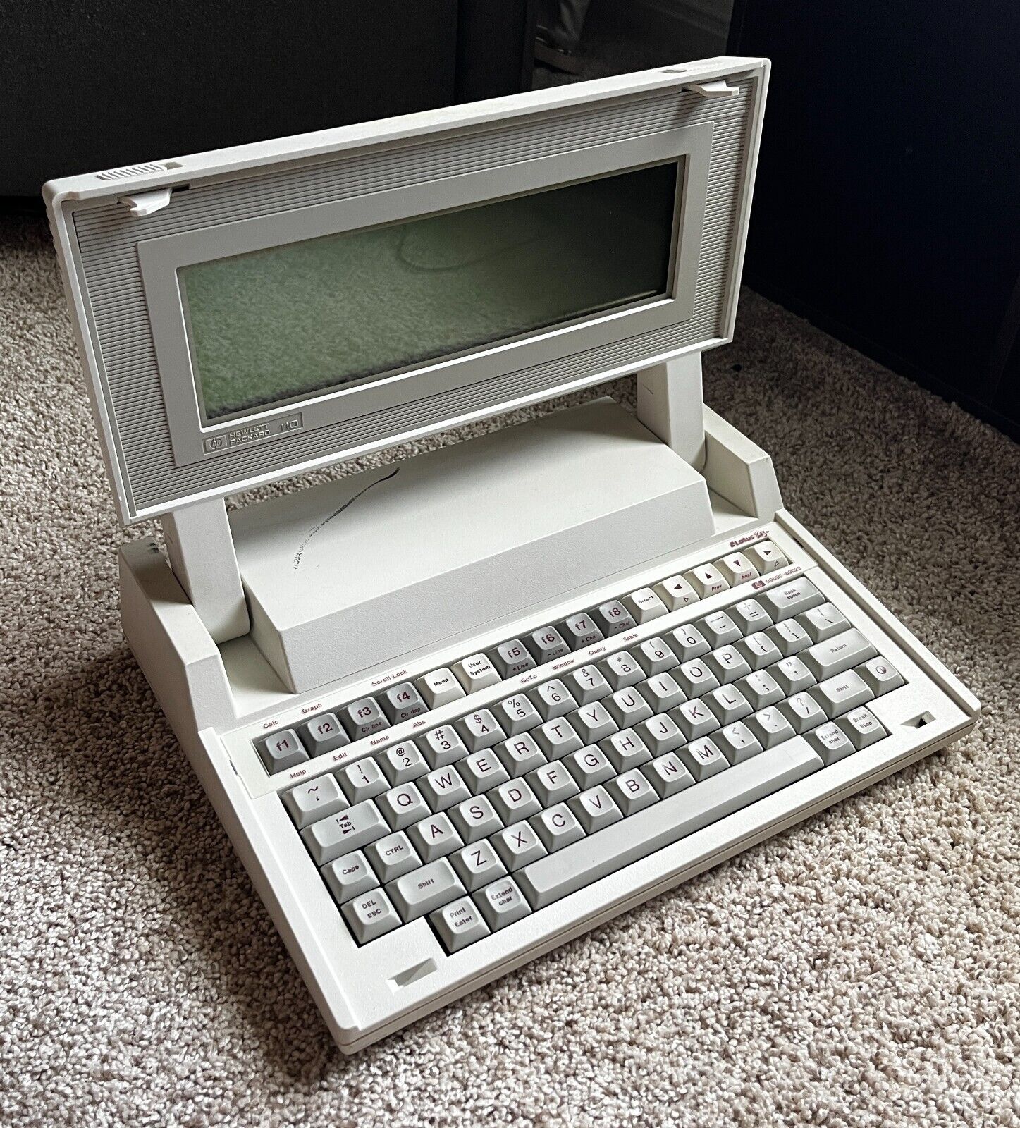 Vintage HP Hewlett Packard Model 110 Portable Computer Laptop UNTESTED