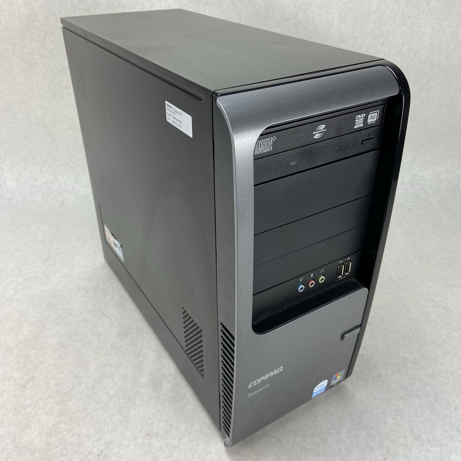 Compaq Presario SR5013WM MT Intel Pentium 4 3.2GHz 512MB RAM No HDD No OS