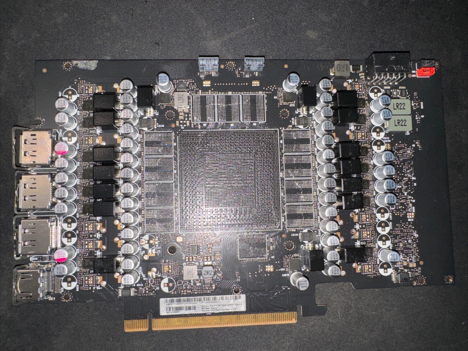 (FOR PARTS) PCB Board For PNY XLR8 RTX 4090 VERTO EPIC-X OC No Core Chip & VRAM