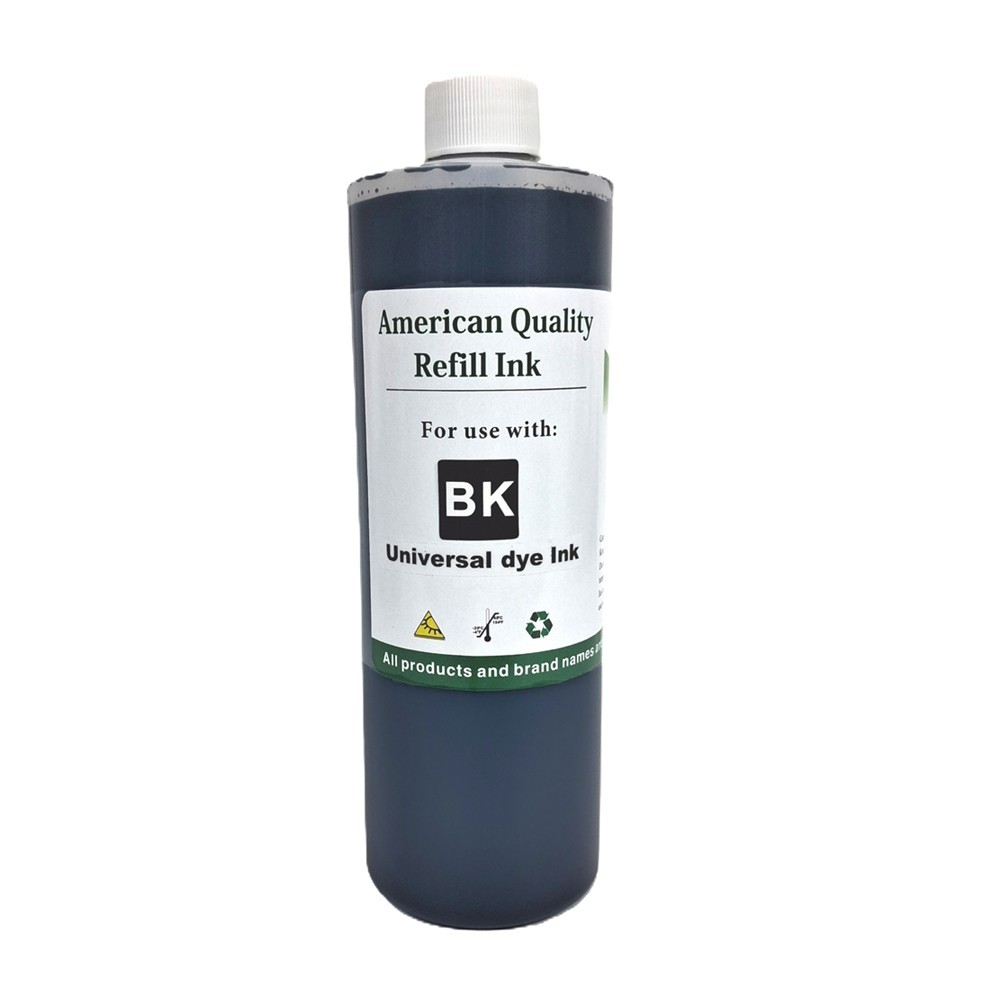 Refill Ink Cartridge kit Black for HP Canon Brother Dell Epson Kodak-Dye 500ml