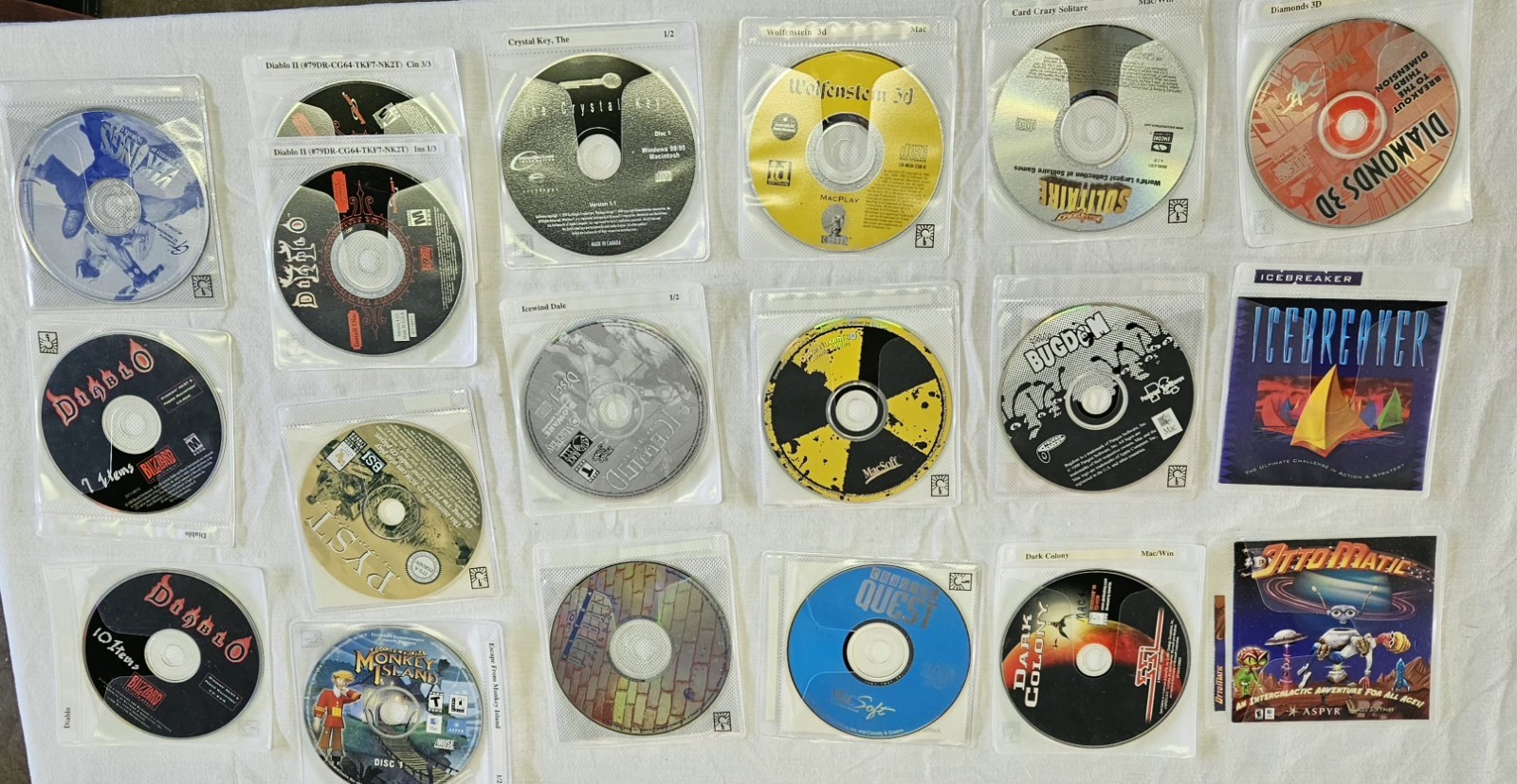 Roughly 63 Mac System Version 8 And OS Games And Software. Used, We'll Cared For