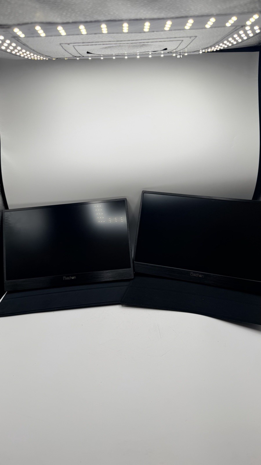 2x Prechen 13.3” Portable Monitors HD133-K FHD w/ Morsro Case