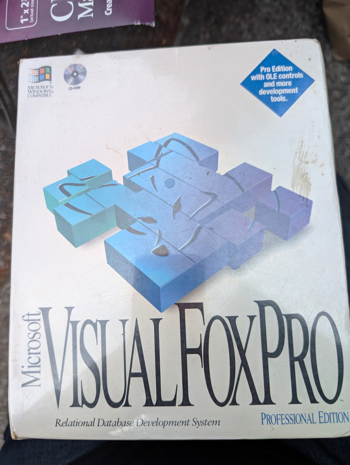 Microsoft Visual FoxPro 3.0 Professional Edn New Database CD for Windows English