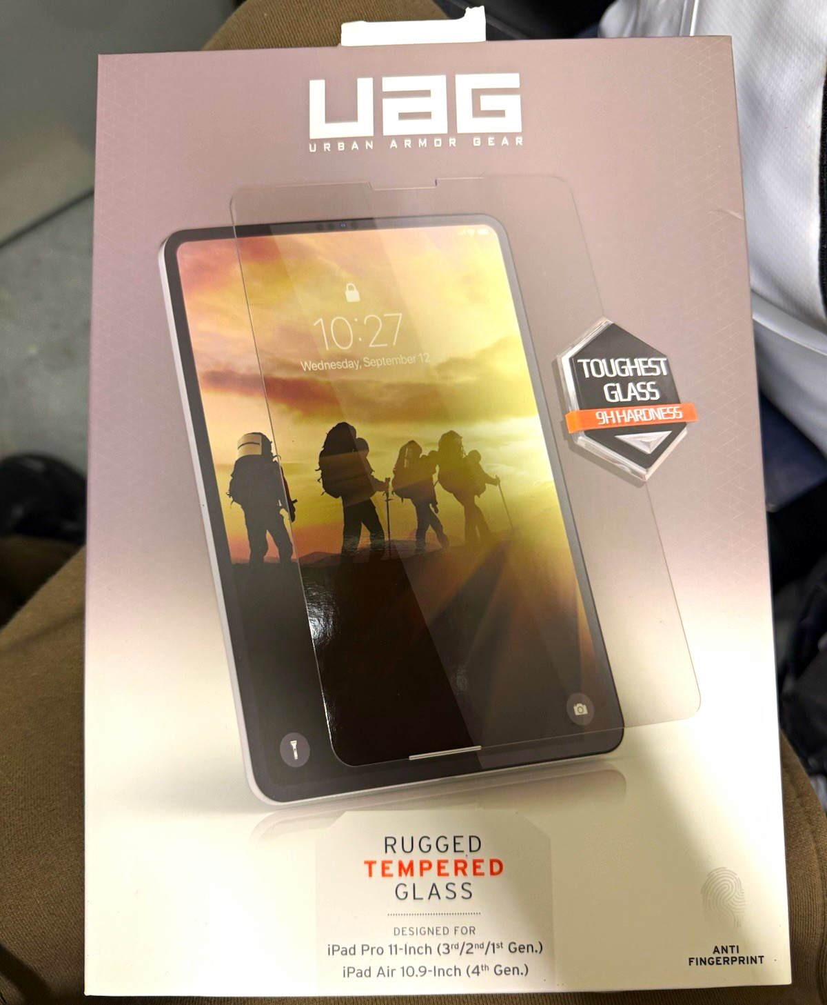 UAG Rugged Tempered Glass Screen Protector iPad Pro 11 & iPad Air 10.9 Clear