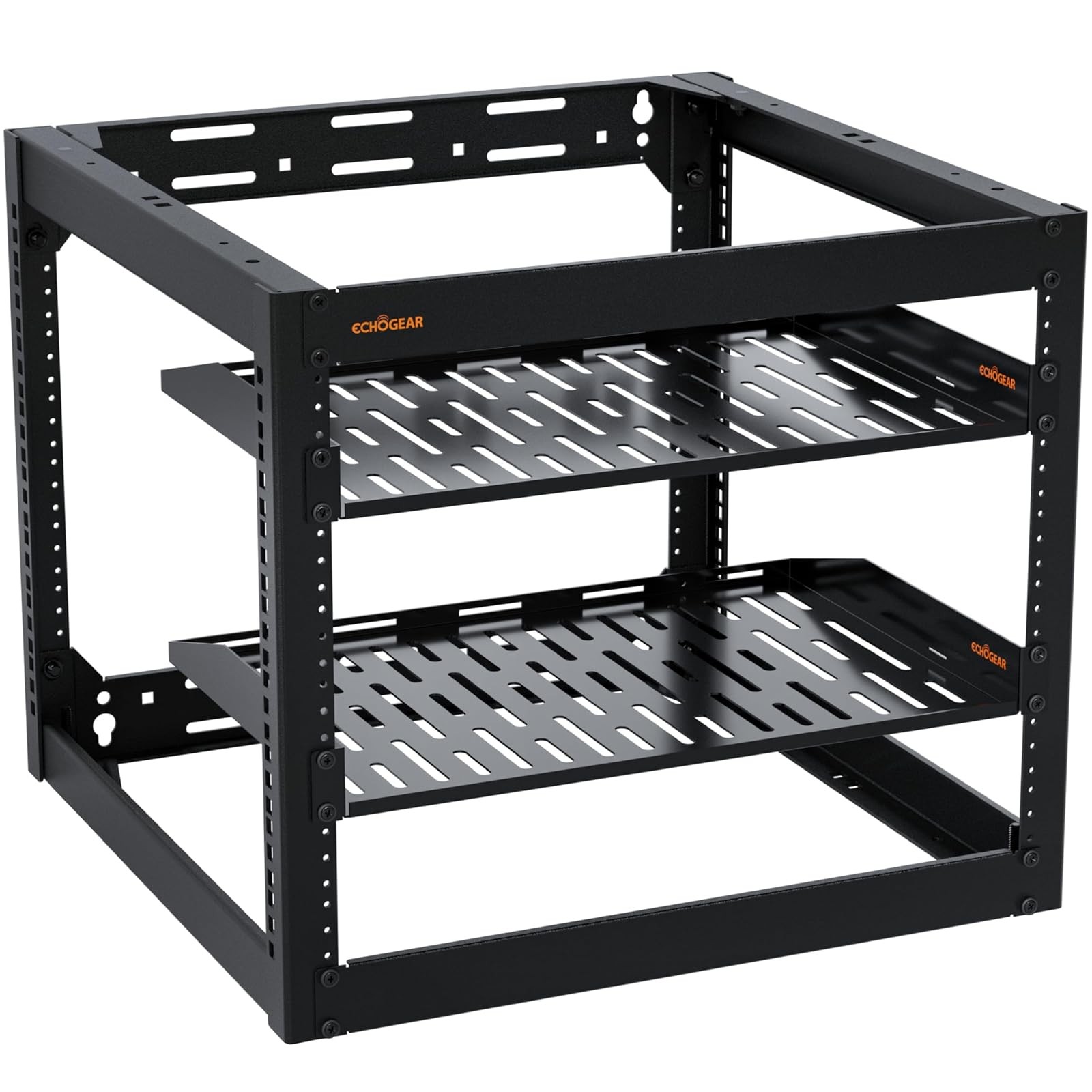 ECHOGEAR 10U Network Rack Wall Mount Heavy Duty 4 Post