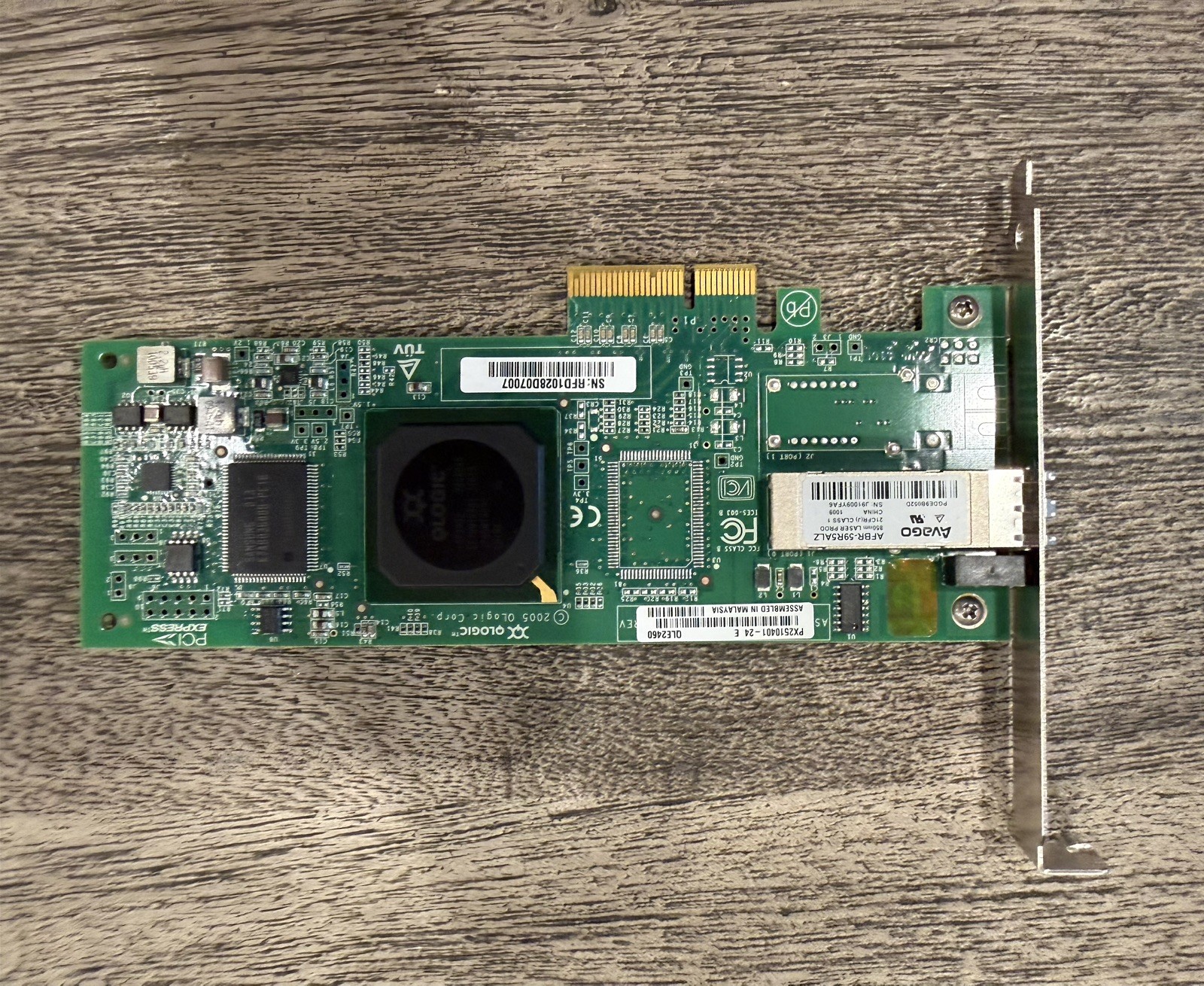 39R6525 - QLogic 4Gb FC Single-Port PCIe HBA High Profile (FRU: 39R6526)