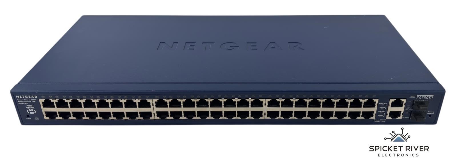 Netgear ProSafe FS750T2 48-Port 10/100 Smart Switch SFP Uplink