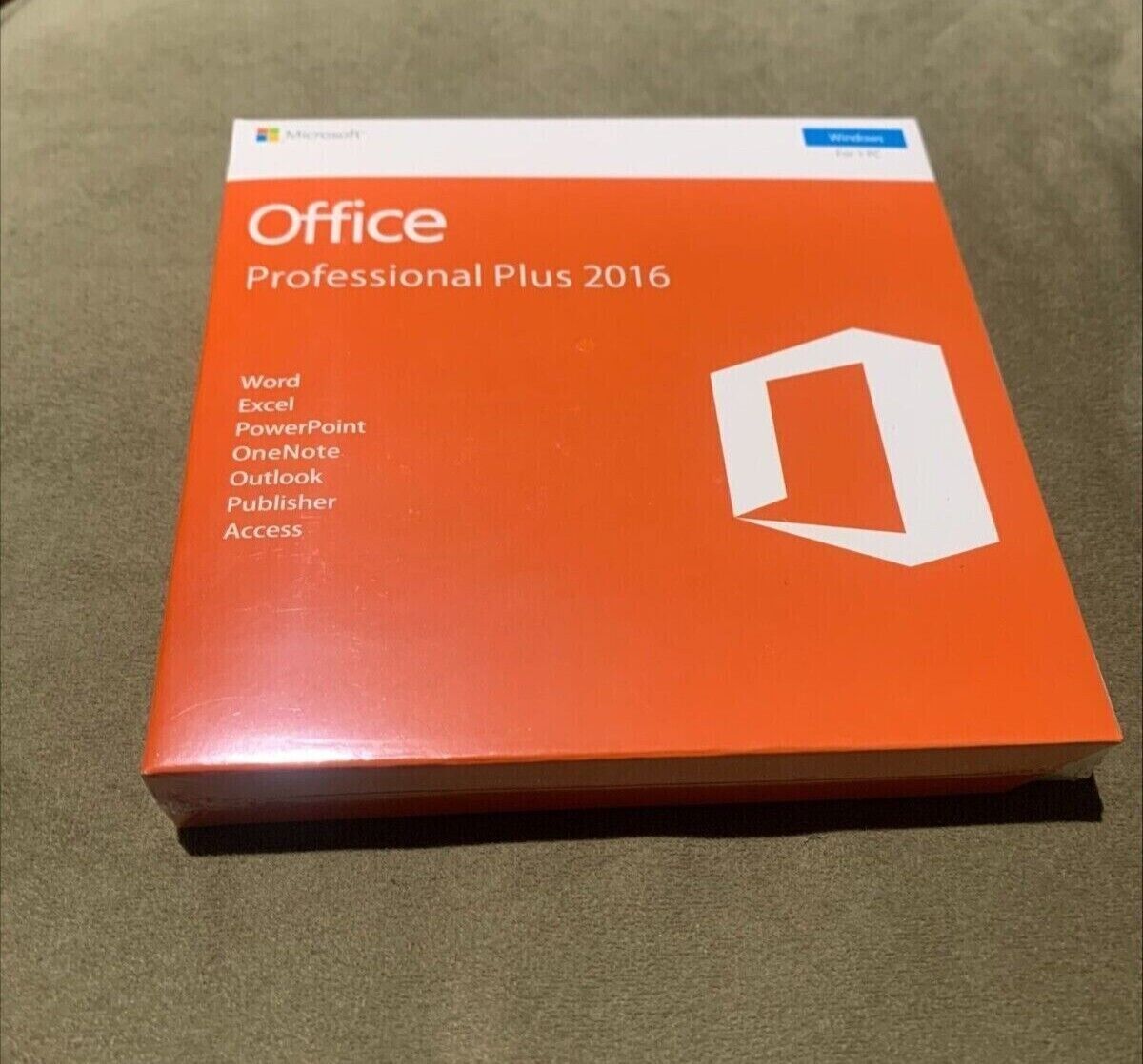 New Microsoft Office 2016 Windows Professional Plus DVD + Key Sealed