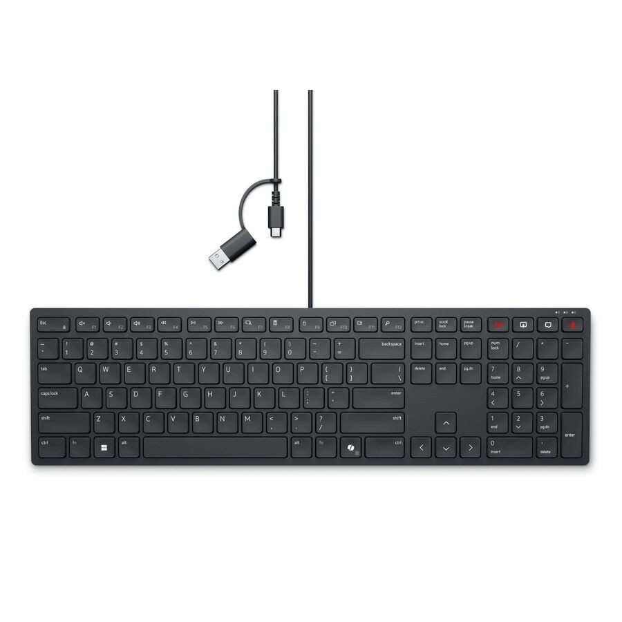 Dell KB525C-US-DAO Wired Collaboration Keyboard - KB525C - Black