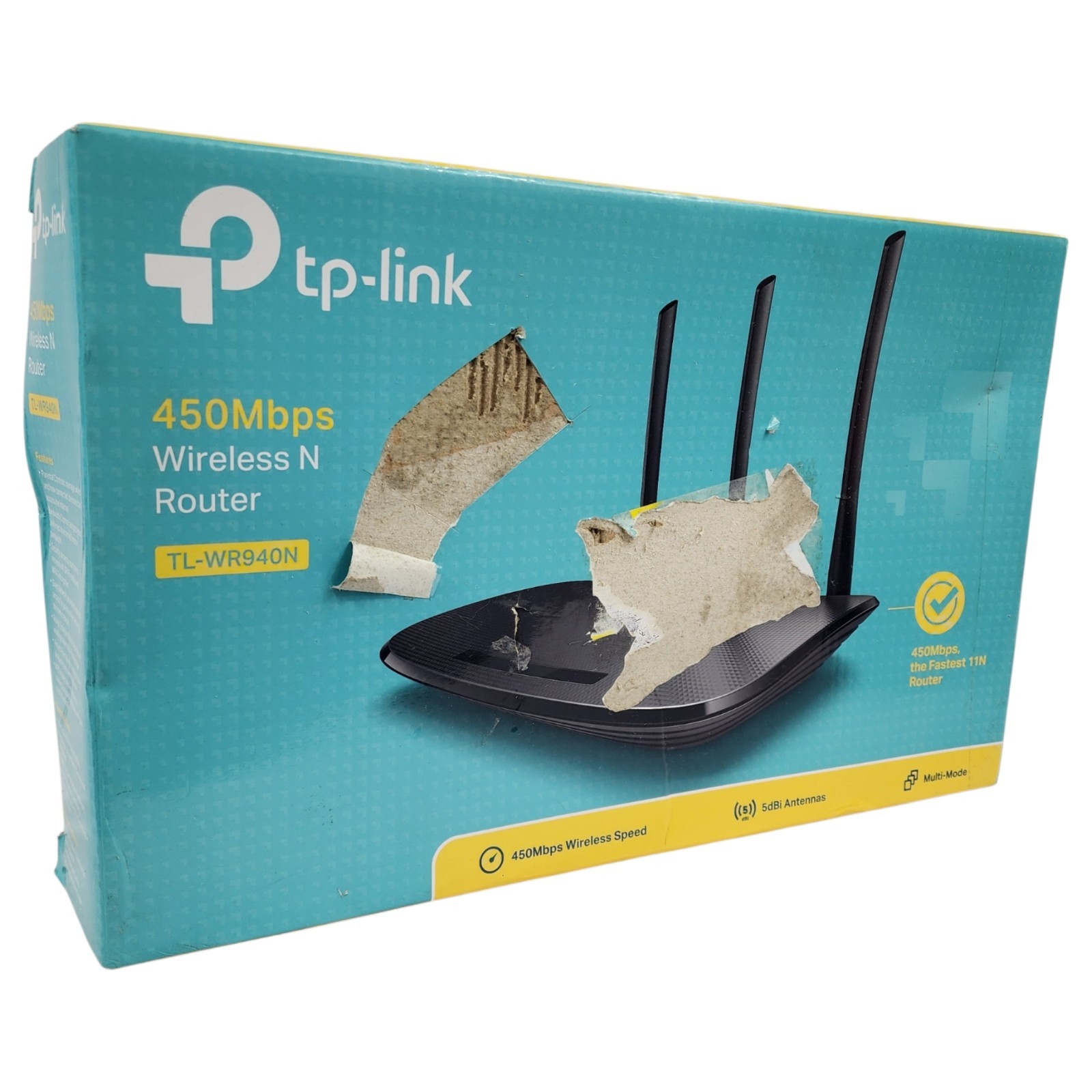 TP-Link TL-WR940N 450Mbps Wireless N Wi-Fi Router Access Point Boxed CIB