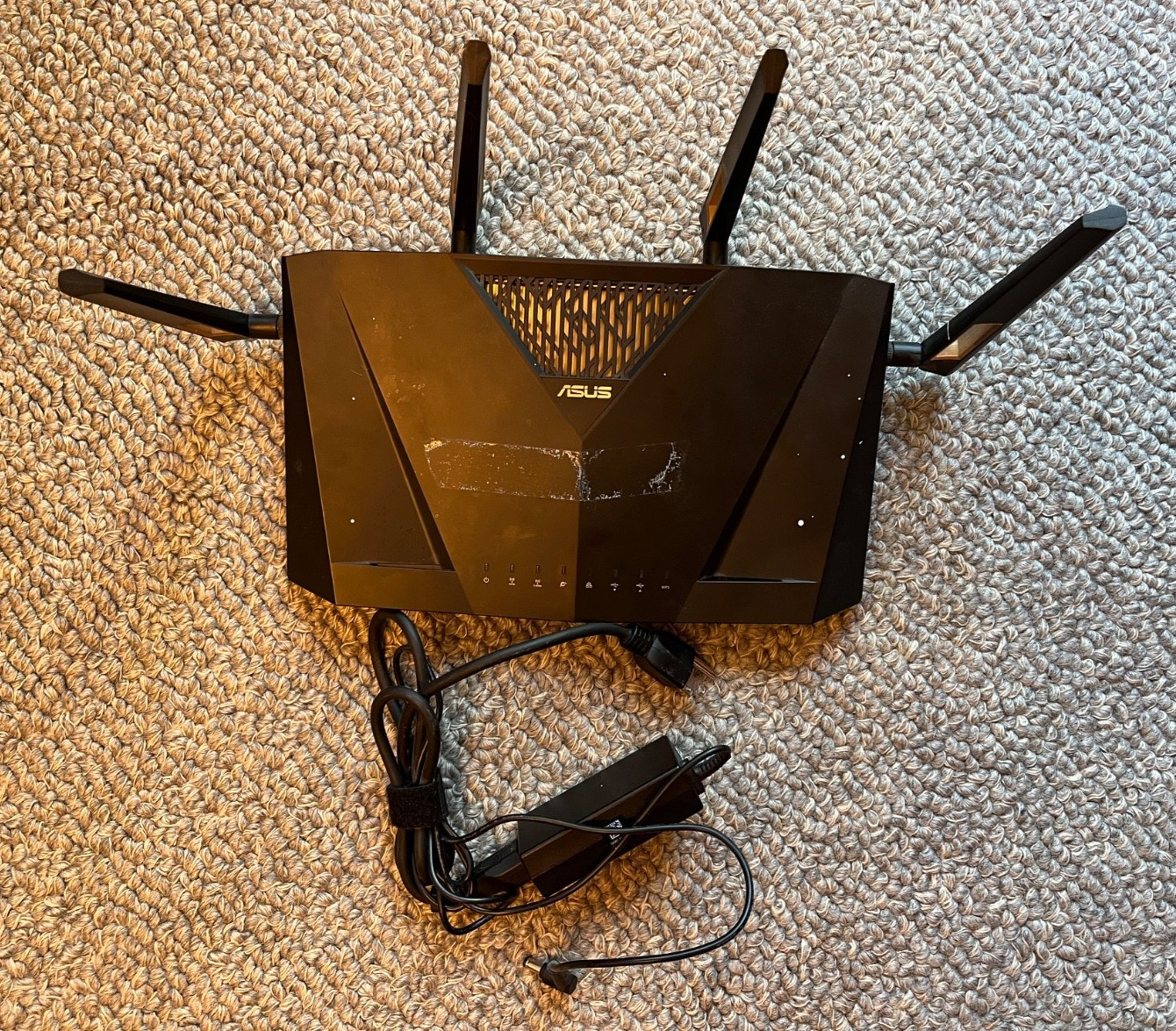 ASUS RT-AX88U AX6000 4804 Mbps Dual-Band Gigabit Router - Black