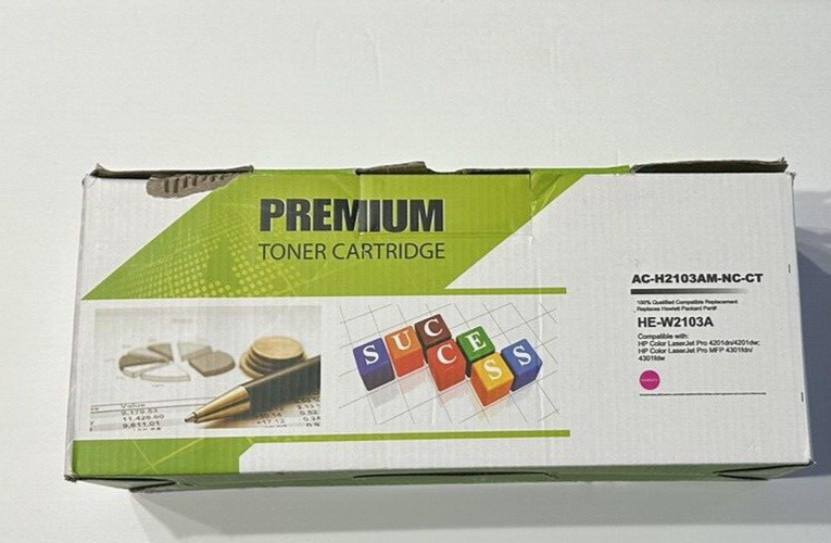 Premium Toner Cartridge Magenta AC-H2102AY-NC Compatible HP Color HEW2102A, New