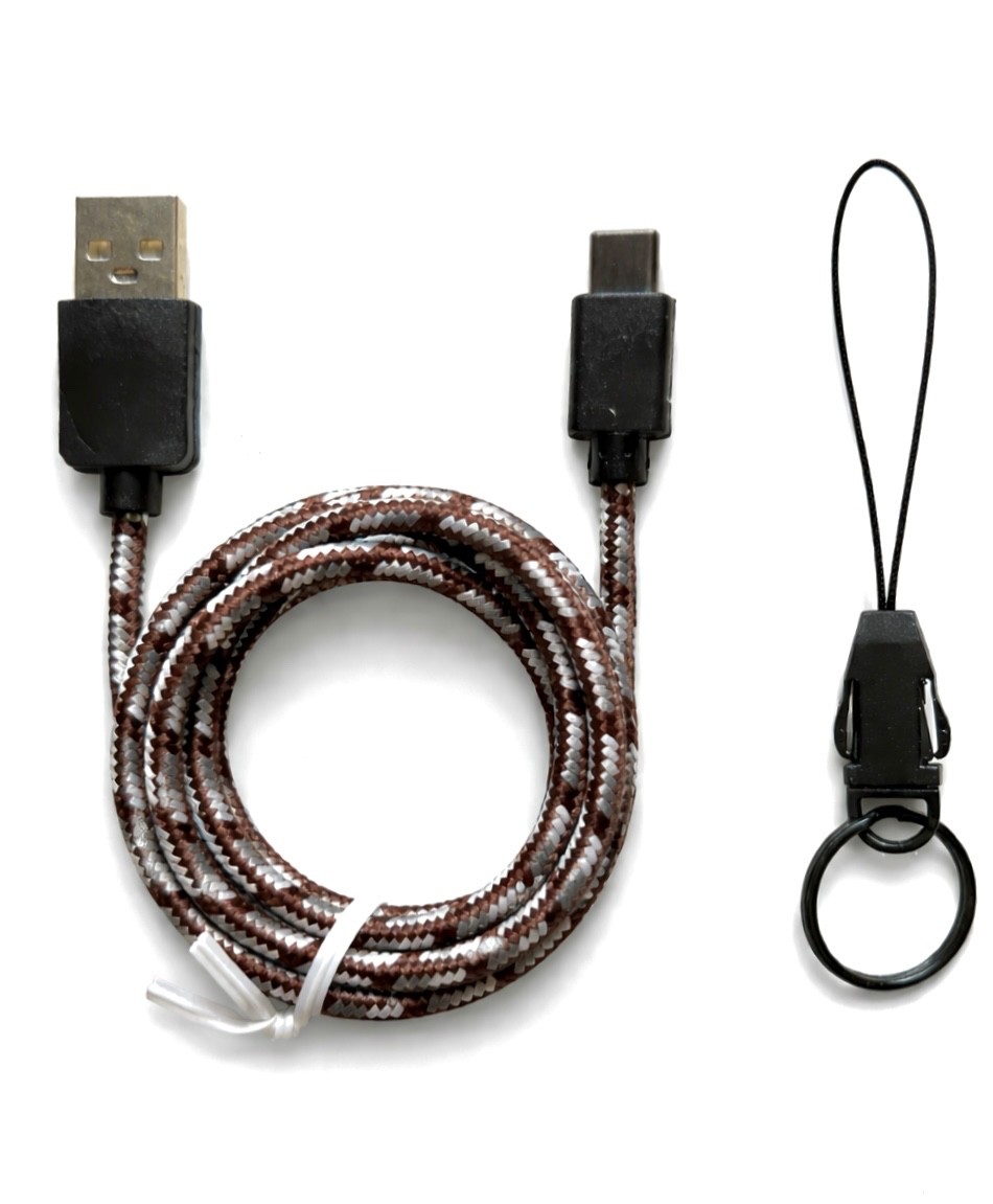 Data/Charging Cable + Lanyard for M5Stack StickC Plus2, StickS3, Cardputer Adv