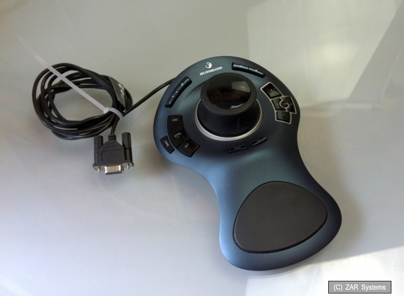 3DConnexion Spaceexplorer 3D Mouse ** Serial ** Corded Black 3DX-700027