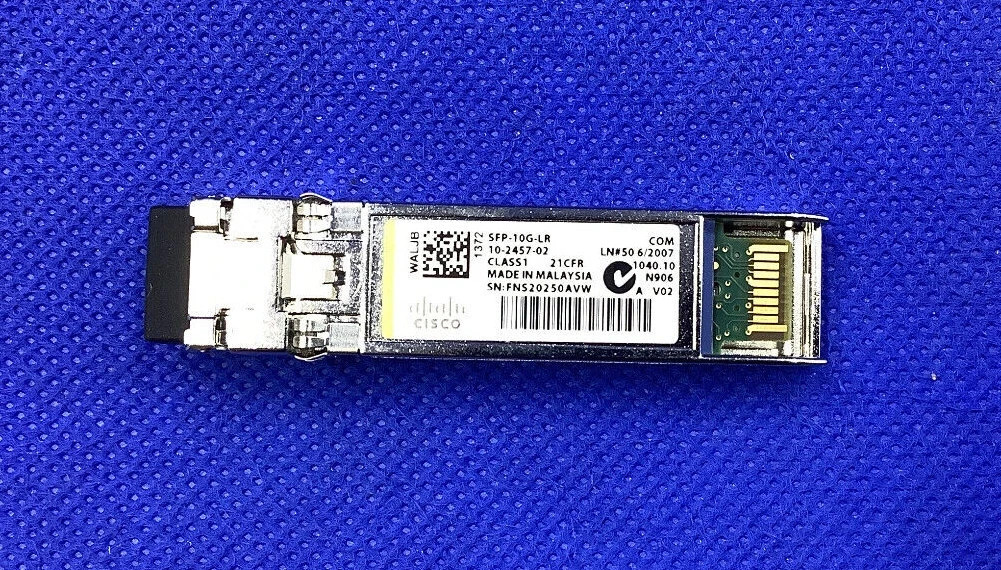 Original Cisco SFP-10G-LR= 10GB SFP+ Single-mode 10km 1310nm Module 10-2457-02 