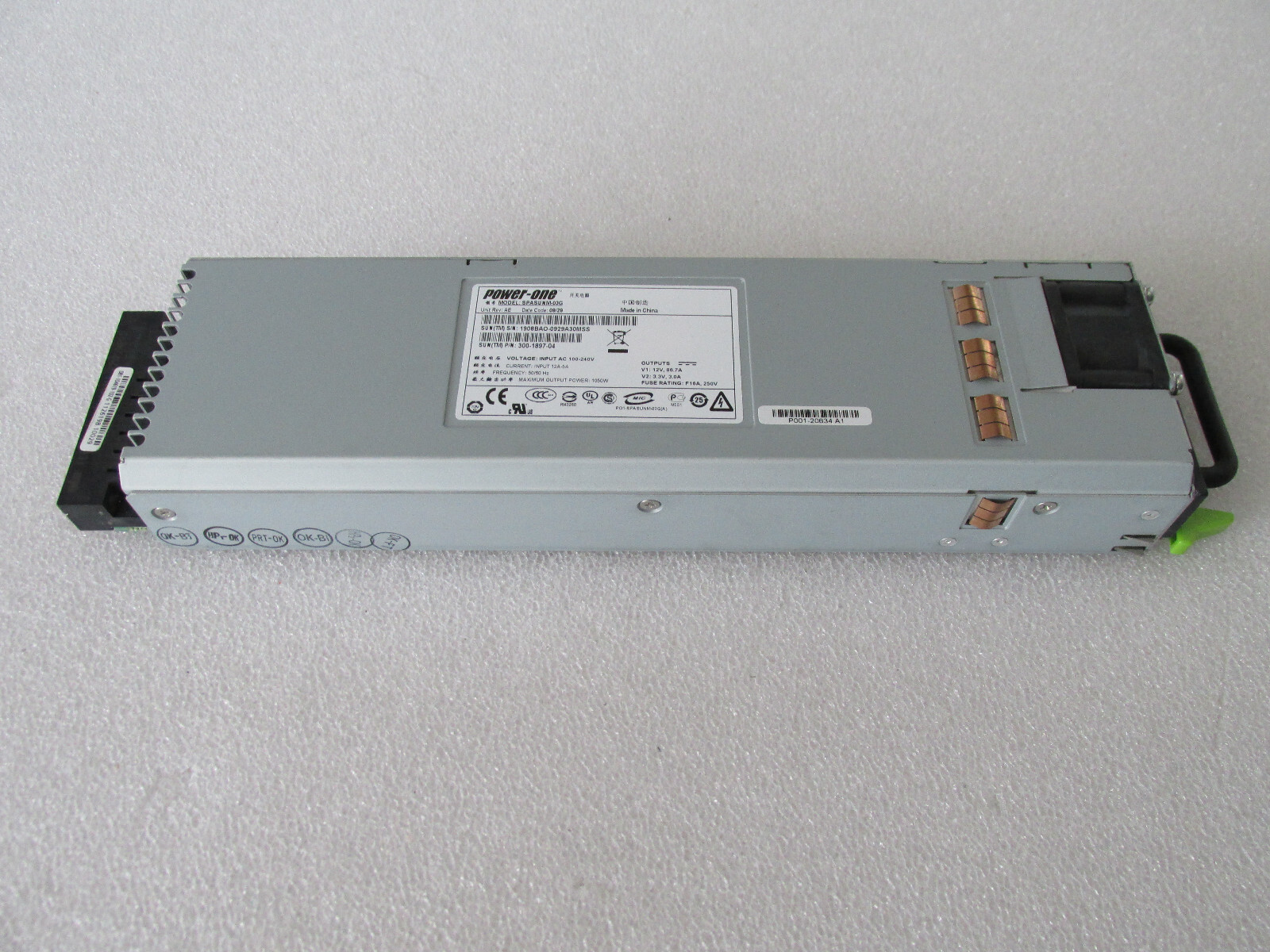 SUN 300-1897-04 PSU Power Supply PSU SPASUNM-03G, 1050 Watts - SUN FIRE 4200