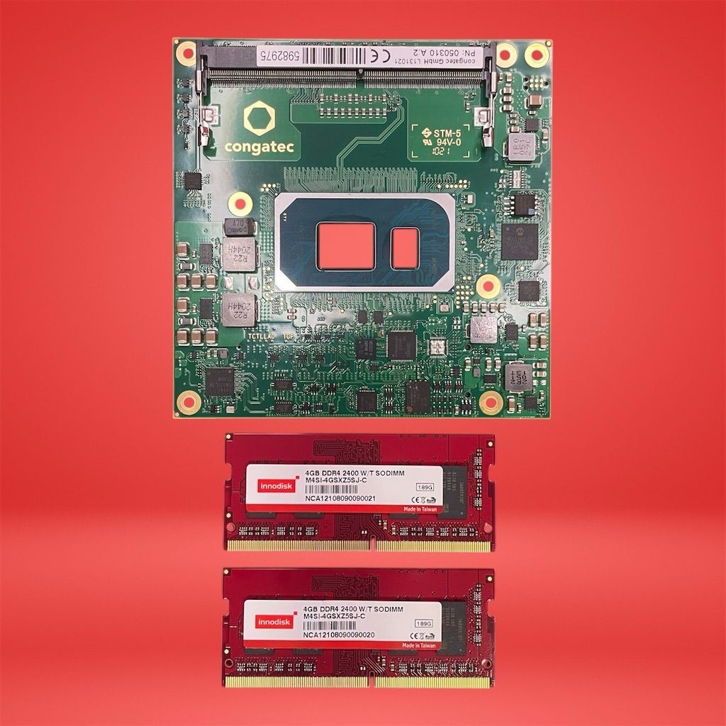 Congatec COM Express CPU Module 8GB DDR4 2400 RAM for Intel CPU 050310 A.2