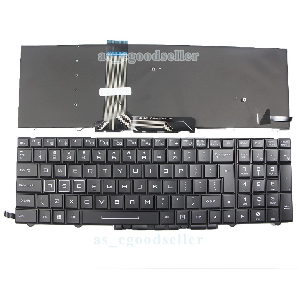 New for Clevo P751TM1-G P775TM-G P775TM1 P775TM1-G Keyboard US BACKLIT , Black