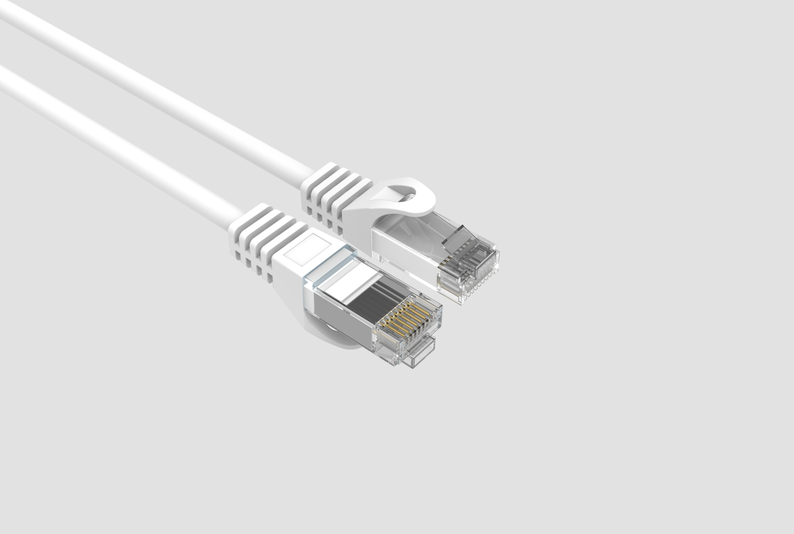 CAT6 Slim Ethernet Patch Cable White 5FT 50 PACK