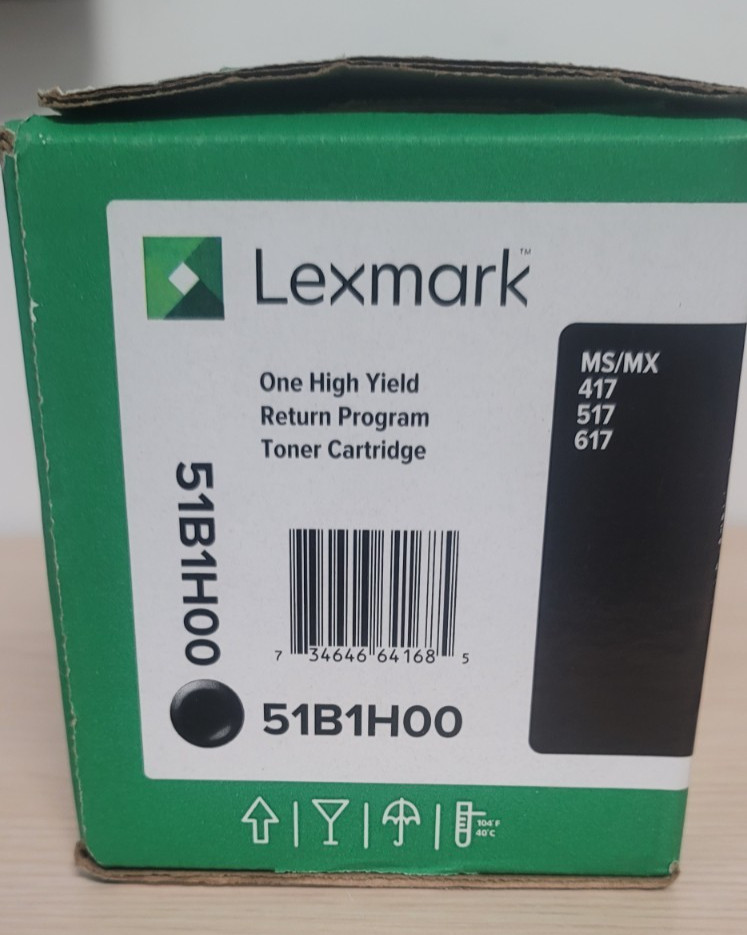 Lexmark 51B1H00 Unison 8,500 Page-Yield High-Yield Toner - Black